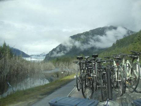 Post-bike tour, headed towards the brew portion, my favorite.